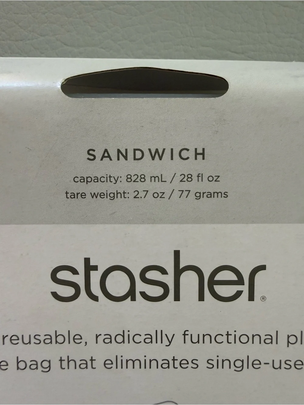 Stasher Silicone Christmas Sandwich Bags Snowflakes- New in packaging